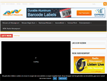 Tablet Screenshot of nieuwpoort-nieuws.be
